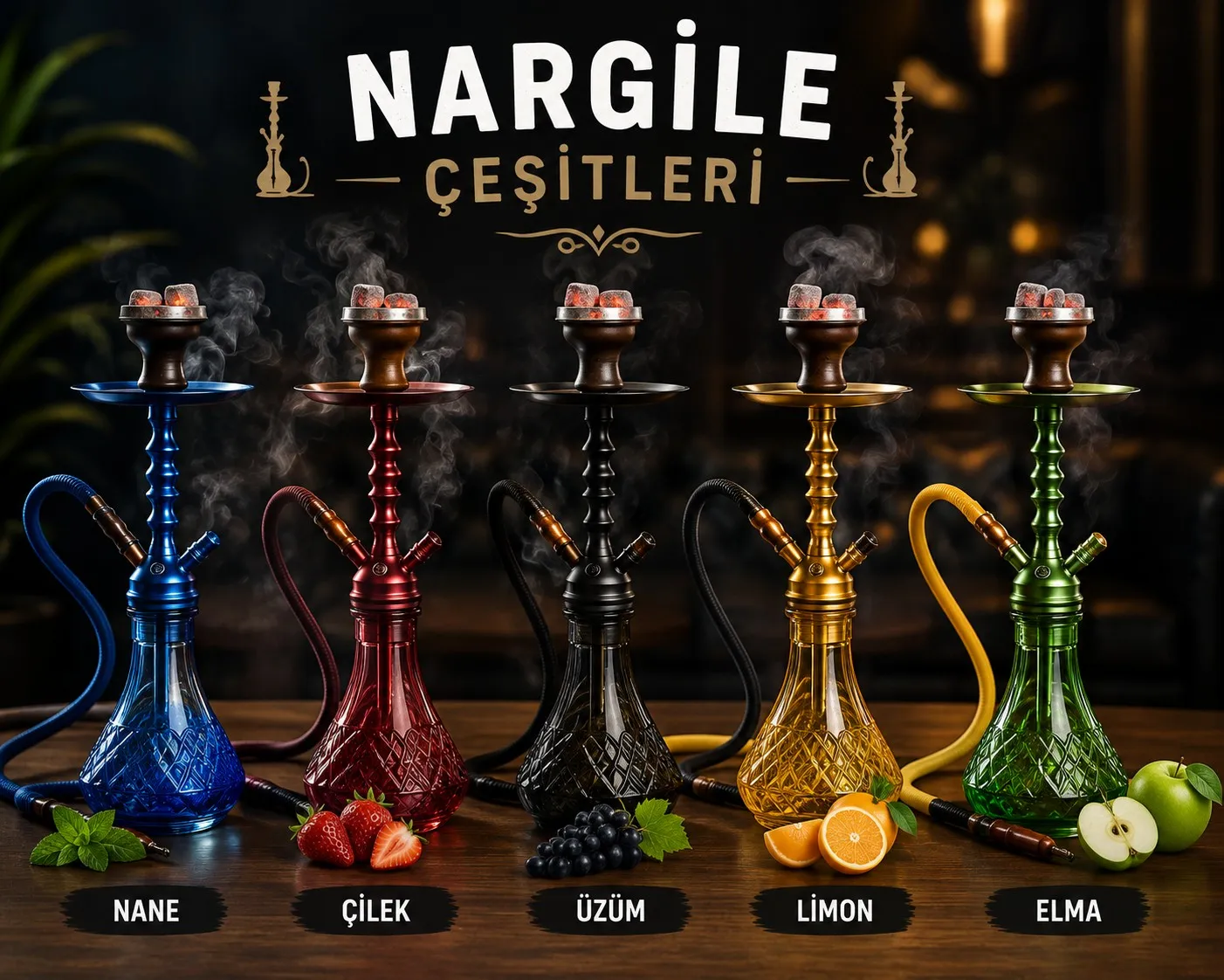 Nargile Çeşitleri görseli