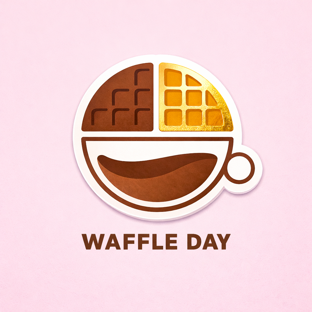 Waffle day coffee Logo
