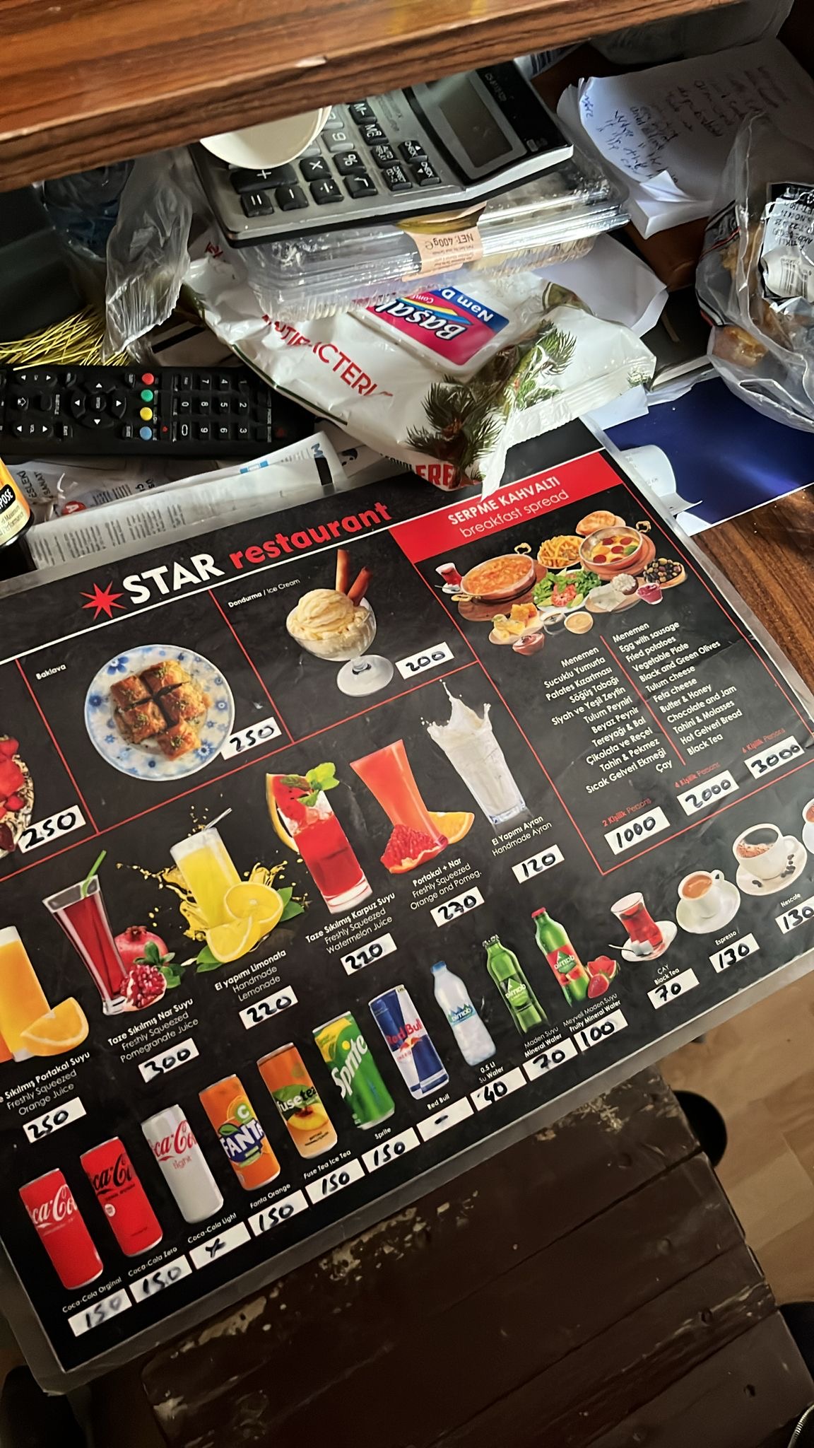Star restaurant Menü Görseli 8
