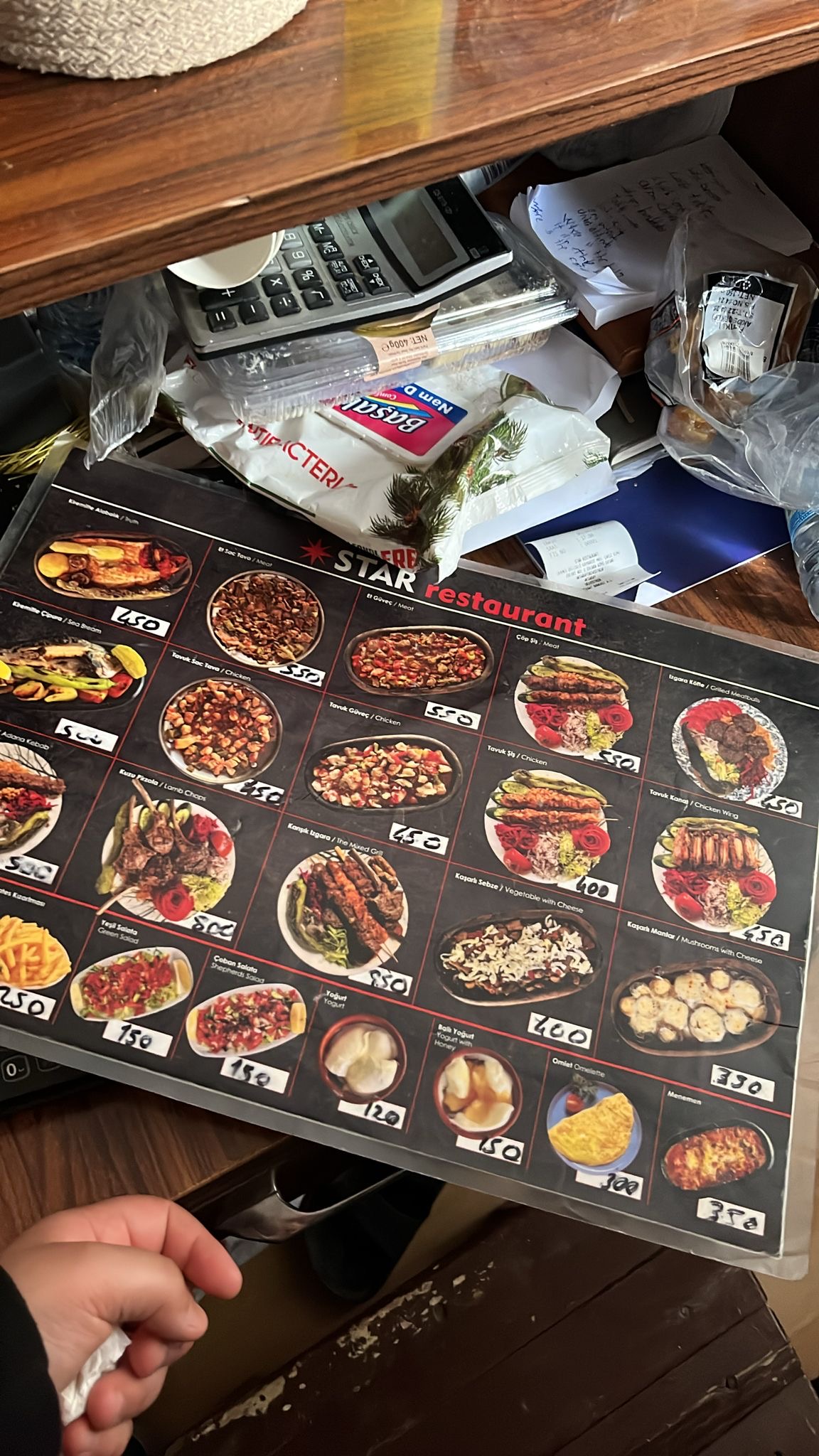 Star restaurant Menü Görseli 2