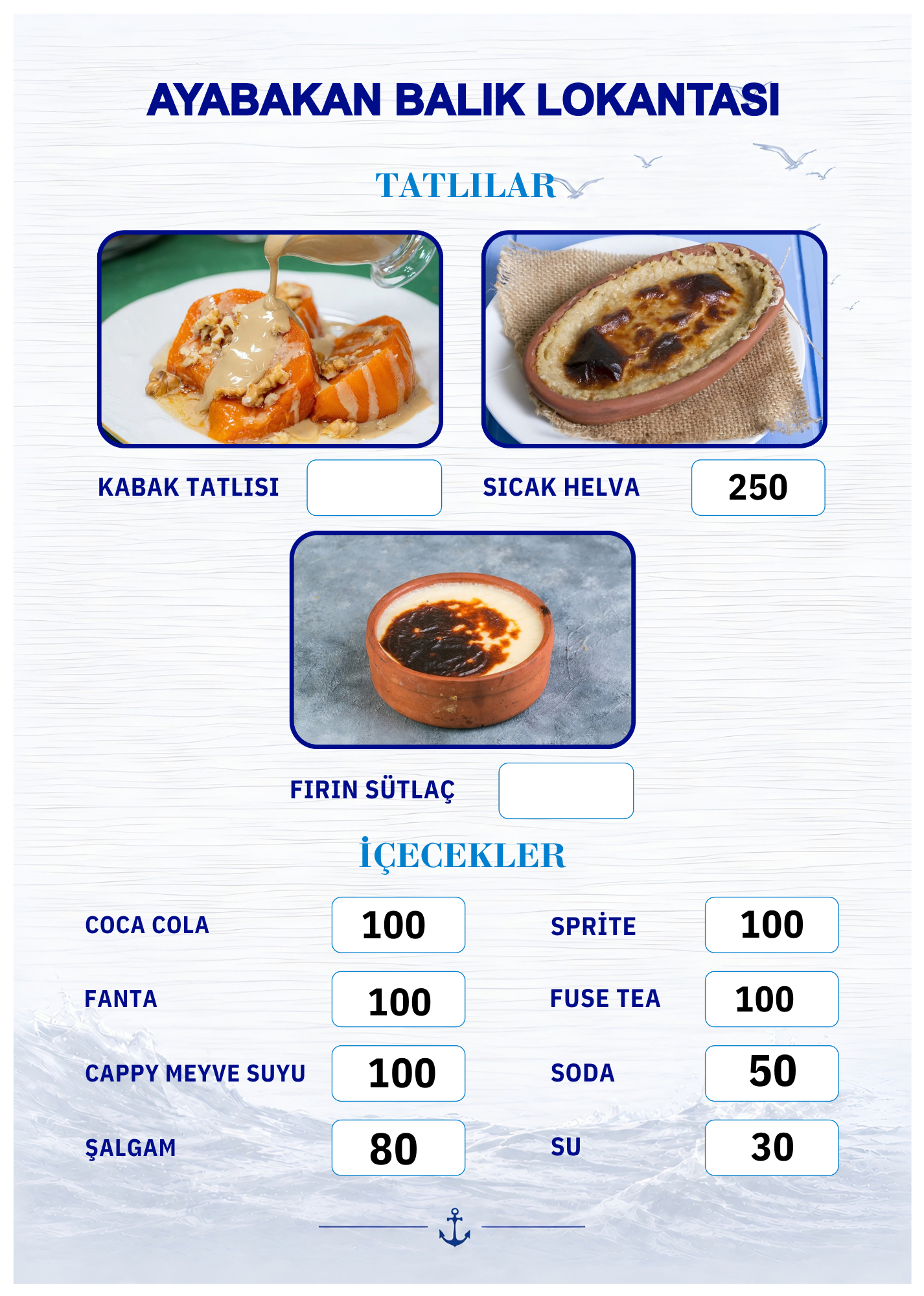 ayabakan balıkçılık Menü Görseli 10