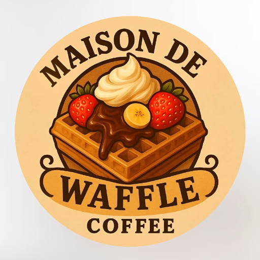 Maison De Waffle Coffee Logo